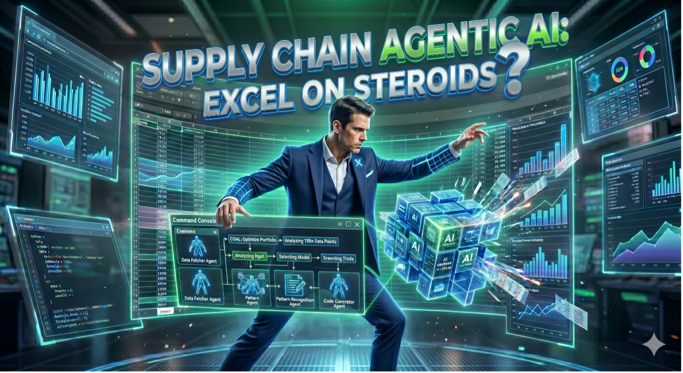 A Supply Chain manager trying to handle agentic IA